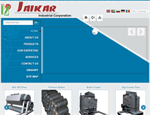 Tablet Screenshot of jaikarmachines.com